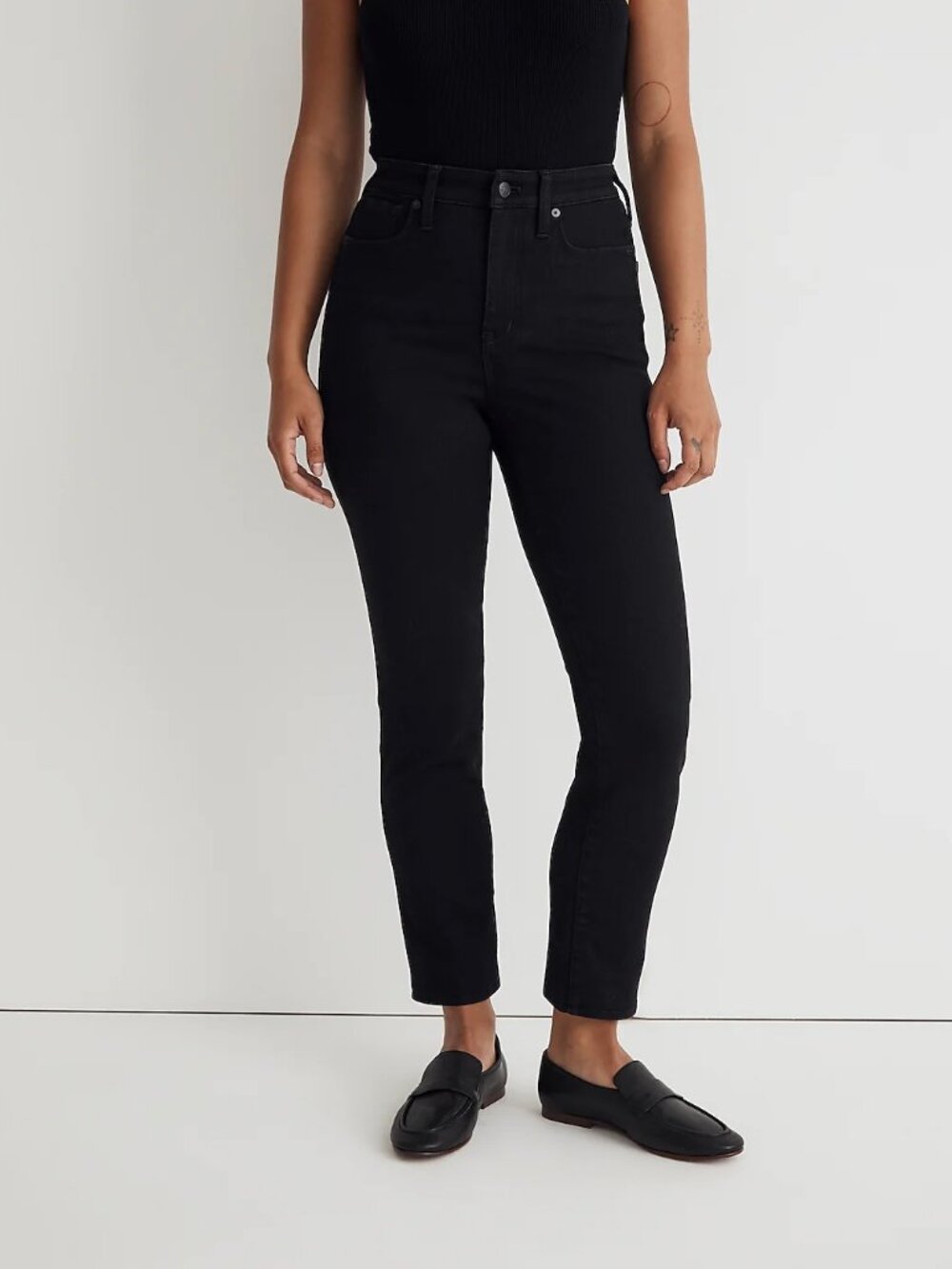 Madewell curvy stovepipe jeans